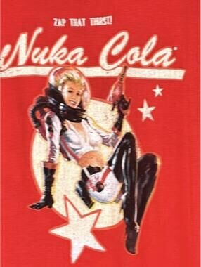 Fallout Nuka-Cola Pin-Up Girl GameStop Graphic Tee – Large